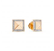 575-210-4,68 Серьги пуссеты с бриллиантами бренд Brilliant Style (Au 585)