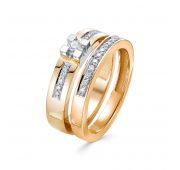 3810-110-7,86 Кольцо с бриллиантами бренд Brilliant Style (Au 585)