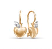 121261 Серьги детские бренд Delta (Au 585)