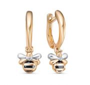 1202363 Серьги детские бренд Delta (Au 585)