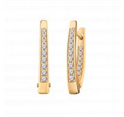 20731 Серьги дорожка с фианитами (Au 585)