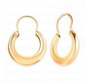 20192 Серьги калачи (Au 585)