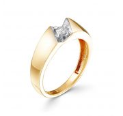 к-171-01-3,33 Кольцо помолвочное с бриллиантом (Au 585)