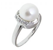 Кольцо с жемчугом