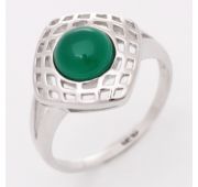 кольцо с хризопразом