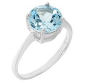 Кольцо с топазом