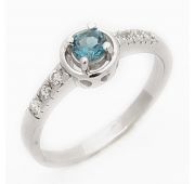 Кольцо с топазом