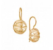 20821 Серьги без вставок (Au 585)