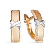 221765 Серьги без вставок бренд Delta (Au 585)