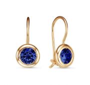 1201878 Серьги из золота бренд Delta (Au 585)