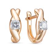 1202197 Серьги из золота бренд Delta (Au 585)