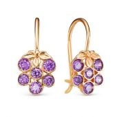 1202393 Серьги детские бренд Delta (Au 585)