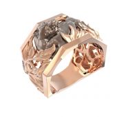 Т1-1523-2 Кольцо из золота бренд Violet (Au 585)