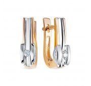 467-2100-4,58 Серьги с бриллиантами бренд Лето (Au 585)