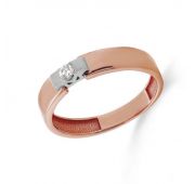 11-01554-1000 Кольцо помолвочное с бриллиантом бренд Kabarovsky (Au 585)