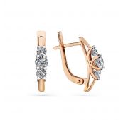 2000323 Серьги дорожка с фианитами (Au 585)