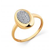 1000555 Кольцо золотое с фианитами (Au 585)