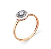 1000075 Кольцо золотое с фианитами (Au 585)