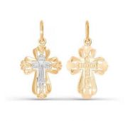 080118 Подвеска крест из золота (Au 585)