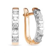3168-210-4,28 Серьги дорожка с бриллиантами бренд Brilliant Style (Au 585)