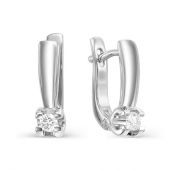 3007-21001-3,32 Серьги с бриллиантами бренд Brilliant Style (Au 585)