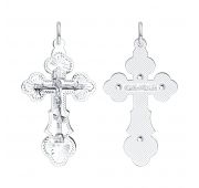 94120096 Подвеска крест (Серебро)