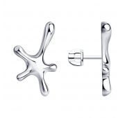 94024107 Серьги пуссеты (Серебро)