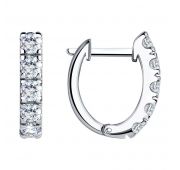 89020051 Серьги дорожка (Серебро 925)