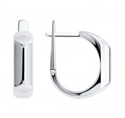 94024140 Серьги без вставок (Серебро 925)