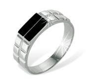 1100410229 Кольцо мужское (Серебро 925)