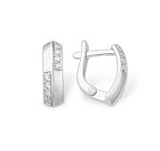 1210018394-501 Серьги из серебра (Серебро 925)