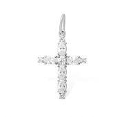 1310015296-505 Подвеска крест из серебра (Серебро 925)