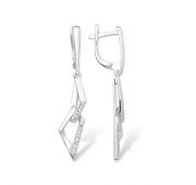 1210018410-501 Серьги из серебра (Серебро 925)