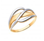 10607 Кольцо золотое без вставок (Au 585)