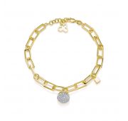4002-41002 Браслет с бриллиантами бренд Brilliant Style (Au 585)