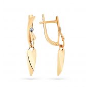 2000845 Серьги золотые (Au 585)