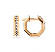 2000581 Серьги конго из золота (Au 585)