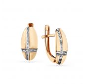 2000274 Серьги без вставок (Au 585)