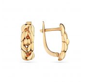 2000504 Серьги без вставок (Au 585)