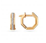 2000584 Серьги конго (Au 585)