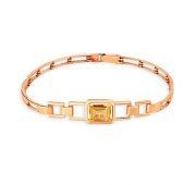 08-1-154-1000-010 Браслет с цитрином (Au 585)