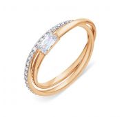 т14701Б010 Кольцо золотое бренд Karatov (Au 585)