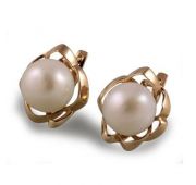 серьги с жемчугом