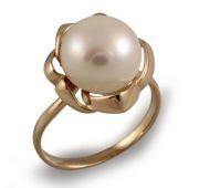 Кольцо с жемчугом