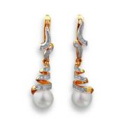 серьги с жемчугом