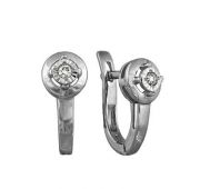 Серьги с бриллиантом