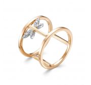 703-1120-4,61 Кольцо стрекоза с бриллиантами бренд Лето (Au 585)