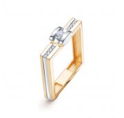 488-1100-4,24 Кольцо с бриллиантами бренд Лето (Au 585)