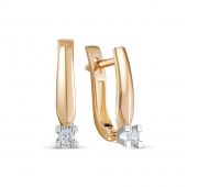 692-2100-2,73 Серьги с бриллиантами бренд Лето (Au 585)