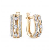 588-2120-5,22 Серьги с бриллиантами бренд Лето (Au 585)